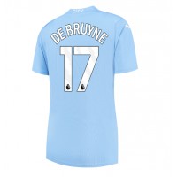 Manchester City Kevin De Bruyne #17 Fußballbekleidung Heimtrikot Damen 2023-24 Kurzarm
